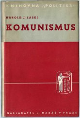 kniha Komunismus, L. Mazáč 1938