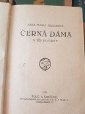 kniha Černá dáma a tři povídky, Šolc a Šimáček 1924