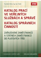 kniha Katalog prací – uplatňování podle povolání a platových tříd ve veřejných službách a správě 2015, Anag 2015