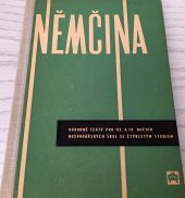 kniha Němčina Odborné texty pro 3. a 4. roč. hosp. škol se čtyrletým studiem, SPN 1959