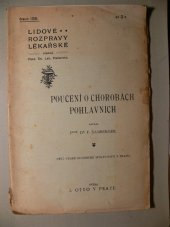 kniha Poučení o chorobách pohlavních, J. Otto 1916