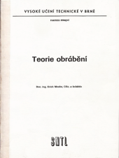 kniha Teorie obrábění, SNTL 1980