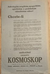 kniha Hermetické lékařství rostlinné spagyrická příprava kvintesence, Ústřední nakladatelství okultních děl 1921