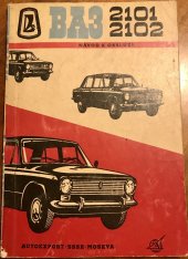 kniha Návod k obsluze VAZ 2101, 2102, Autoexport 1975