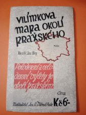 kniha Vilímkova podrobná mapa okolí pražského 1:100 000, Jos. R. Vilímek 1912