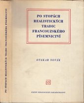 kniha Po stopách realistických tradic francouzského písemnictví, SPN 1958