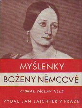 kniha Myšlenky Boženy Němcové, Jan Laichter 1920