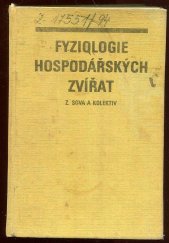 kniha Fyziologie hospodářských zvířat, Státní zemědělské nakladatelství 1990