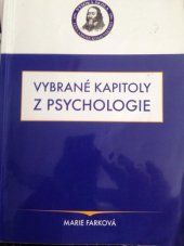 kniha Vybrané kapitoly z psychologie, Vysoká škola J.A. Komenského 2006