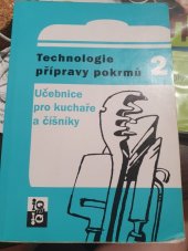 kniha Technologie přípravy pokrmů II Učebnice pro kuchaře a číšníky, Merkur 1994