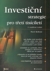 kniha Investiční strategie pro třetí tisíciletí, Grada 2001