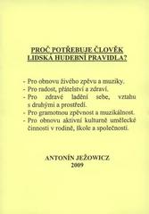 kniha Proč potřebuje člověk lidská hudební pravidla?, ŽHaZ 2009