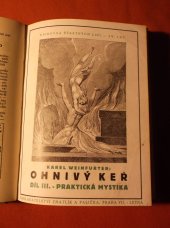 kniha Ohnivý keř II. + III.díl Praktická mystika, Zmatlík & Palička 1933