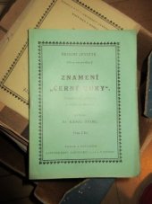 kniha Znamení "Černé ruky" Detektivní historie o jednom dějství, Knihtiskárna Loutkáře 1927