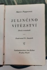 kniha Julinčino vítězství dívčí románek, Jan Kobes 1935
