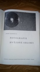 kniha Fotografie hvězdné oblohy [Populární výklad pro fotografy amatéry], Jednota československých matematiků a fysiků 1946