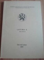 kniha Latina II, Univerzita Jana Evangelisty Purkyně, Pedagogická fakulta 2000