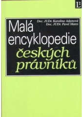 kniha Malá encyklopedie českých právníků, Linde 2002