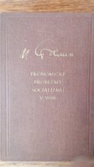 kniha Ekonomické problémy socialismu v SSSR, SNPL 1953