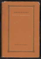 kniha Evženie Grandetová, SNKLHU  1953