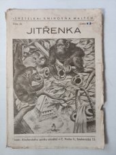 kniha Jitřenka misijní povídka z Habeše, Křesťanský spolek mladíků v Čechách 1939