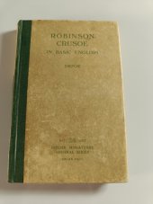 kniha Robinson Crusoe In basic English, Kegan Paul 1933