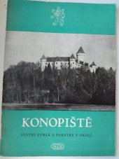 kniha Konopiště Státní zámek a památky v okolí, Sportovní a turistické nakladatelství 1962