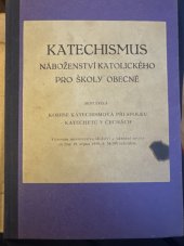 kniha Katechismus náboženství katolického pro školy obecné, A. Skočdopole 1872