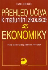 kniha Přehled učiva k maturitní zkoušce z ekonomiky, Fortuna 2001