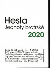 kniha Hesla Jednoty bratrské 2020, Petr Heřman - DÚLOS 2019