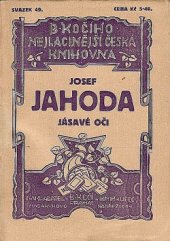 kniha Jásavé oči prósy, B. Kočí 1926
