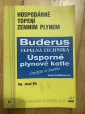 kniha Hospodárné topení zemním plynem, GAS 2003