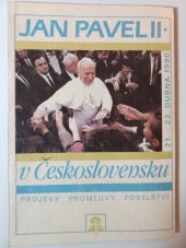 kniha Jan Pavel II. v Československu - 21.-22. dubna 1990 : projevy-promluvy-poselství., Zvon 1990