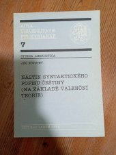 kniha Nástin syntaktického popisu češtiny (Na zákl. valenční teorie), Univerzita J.E.Purkyně 1994