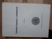 kniha Vybrané kapitoly z ortodoncie, Karolinum  1993