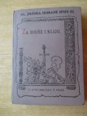 kniha Za bouře a klidu Dva historické obrazy, J. Otto 1920