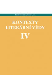 kniha Kontexty literární vědy IV, Tribun EU 2014