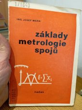 kniha Základy metrologie spojů, Nadas 1979