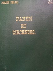 kniha Panem et circenses! (Chléb a hry!) : dva obrazy ze starého Říma, F. Šimáček 1906