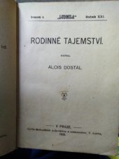 kniha Rodinné tajemství, V. Kotrba 1920