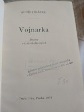 kniha Vojnarka Drama o 4 dějstvích, Umění lidu 1951