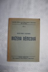 kniha Božena Němcová [Přednáška proslovená dne 19. února 1948 ...], Museum Boženy Němcové 1948