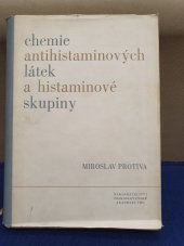 kniha Chemie antihistaminových látek a histaminové skupiny, Československá akademie věd 1955