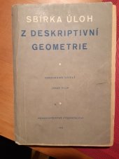 kniha Sbírka úloh z deskriptivní geometrie, Přírodovědecké vydavatelství 1952