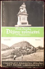 kniha Dějiny rolnictví. S ilustracemi., Nakladatelství rolnických příruček (Ant. Novák) 1930