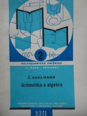 kniha Aritmetika a algebra, SNTL 1958