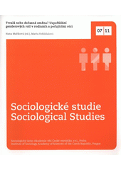 kniha Trvalá nebo dočasná změna? uspořádání genderových rolí v rodinách s pečujícími otci, Sociologický ústav AV ČR 2007