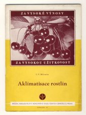 kniha Aklimatisace rostlin, Brázda 1951