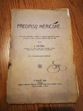 kniha Předpisy měřičské, Spolek posluchačů inženýrství na čes. vys. škole techn. 1906