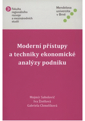 kniha Moderní přístupy a techniky ekonomické analýzy podniku, Akademické nakladatelství CERM 2011